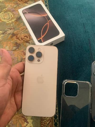 iphone 16 pro max official pta approved tottly geniune 512gb
