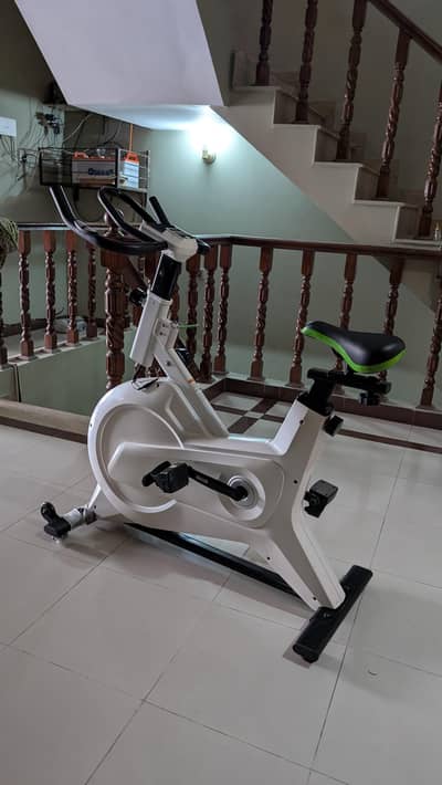 Unused exercise cycle