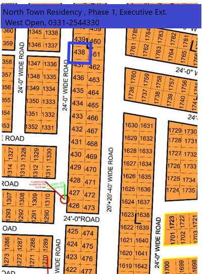 PLOT SALE IN NORTH TOWN RESIDENCY PHASE 1 EXECUTIVE EXTENSION