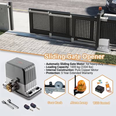 Sliding Gate Motor 1000 kg pure coppr Motor 5 year warranty  Automati