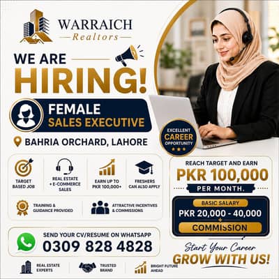 Female Real Estate Sales Executive