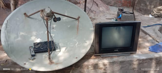 Samsung CRT TV and Complete Set-up Available