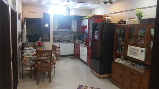 *Very urgent sale flat with roof* 2 bed dd with attch bath 900 sqr 4 floor with roof ( Documented) your 2 Bed DD with attach bath Lease Bank loan applicable American kitchen 3 side Corner, Gulshan e Iqbal,block 1, near Kamran Market Pic available 120 demand negotiable Contact *Code(16974)*