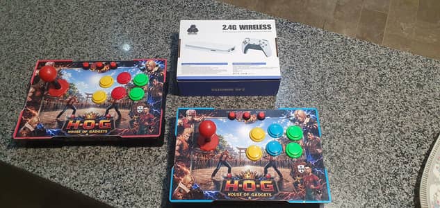 M15 game stick with coutom made rechargeable controller