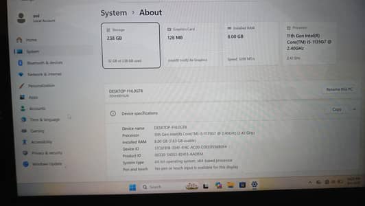 lenovo l 13 ram 8gb Ssd 256gb new laptop hai  battery bht achi hai