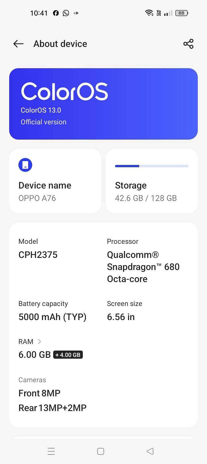 OPPO A76 2