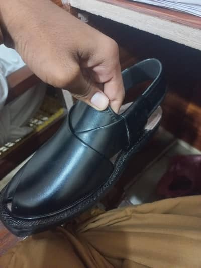 black  balochi sandal