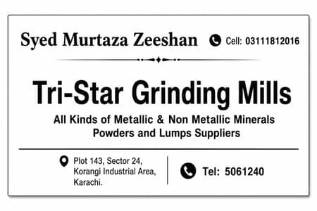 Mineral Powders & Lumps Supplier in Karachi | Bulk Supply