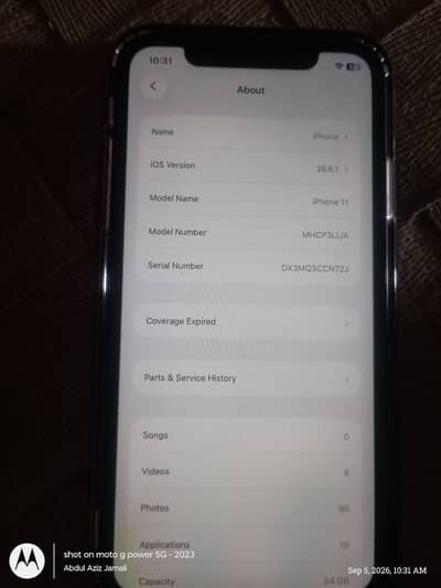 iPhone 11 64GB 82% BH - Rs 45000