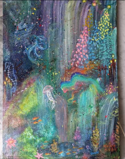High quality painting for home decor varnished+ (24×36) size canvas