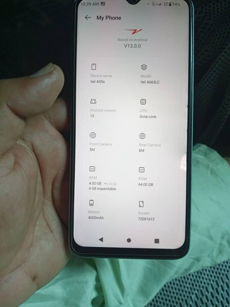 Itel A05s 7