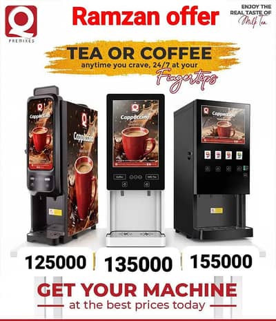 Tea Coffee Vending Machine in Islamabad | Instant Tea & Coffee Machine