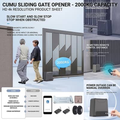 Sliding Gate Motor 1000 kg pure coppr Motor 5 year warranty