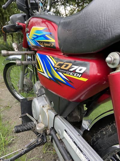 Honda CD 70 2021 Model — Islamabad Number
