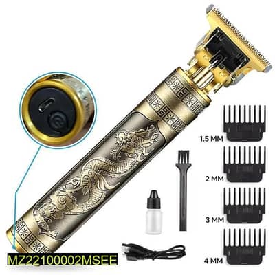 Metal Hair and Beard Trimmer (Rechargeable)