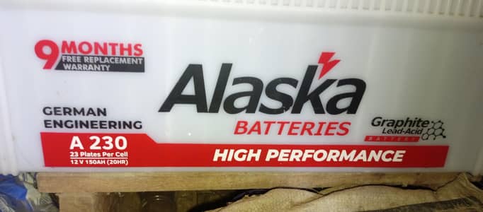 alaska 230 / 23 plates better full new
