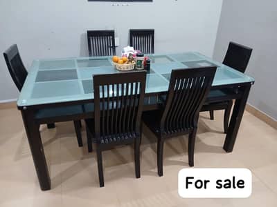 dining table with chairs