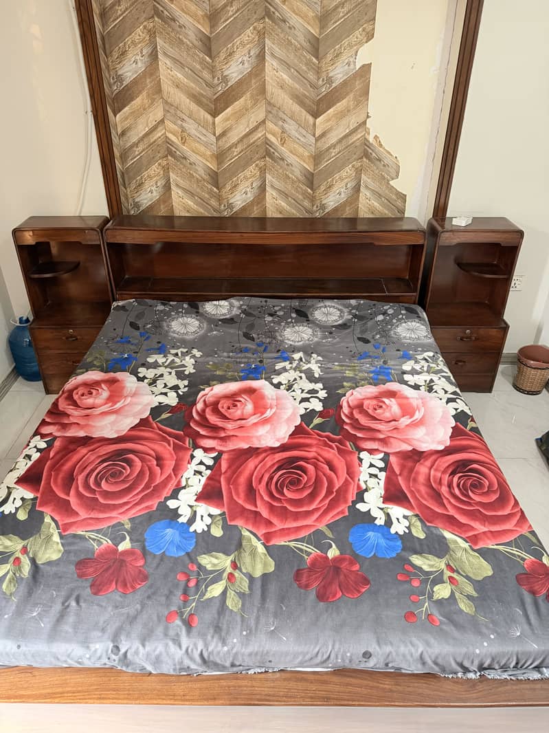 Bed With Side Tables 1