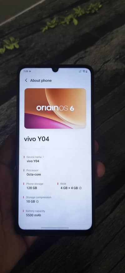 Vivo Y04 8/128 GB 10/10 condition With almost 4 months Warrentty