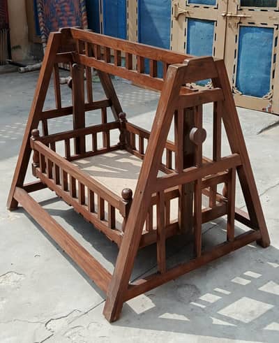 Wooden Bed (Jhoola) for baby