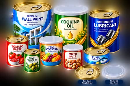 Tin Cans & Metal Boxes Manufacturer