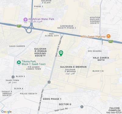 1000 SQ. YD PLOT FOR SALE GULSHAN-E-MEHRAN BLOCK 1A NEARBY SAIMA PAARI