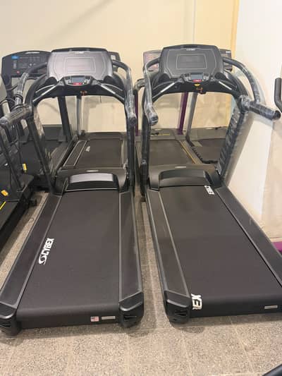 Treadmill, Elliptical, Cycle, Rowing machine, Stair Master, available