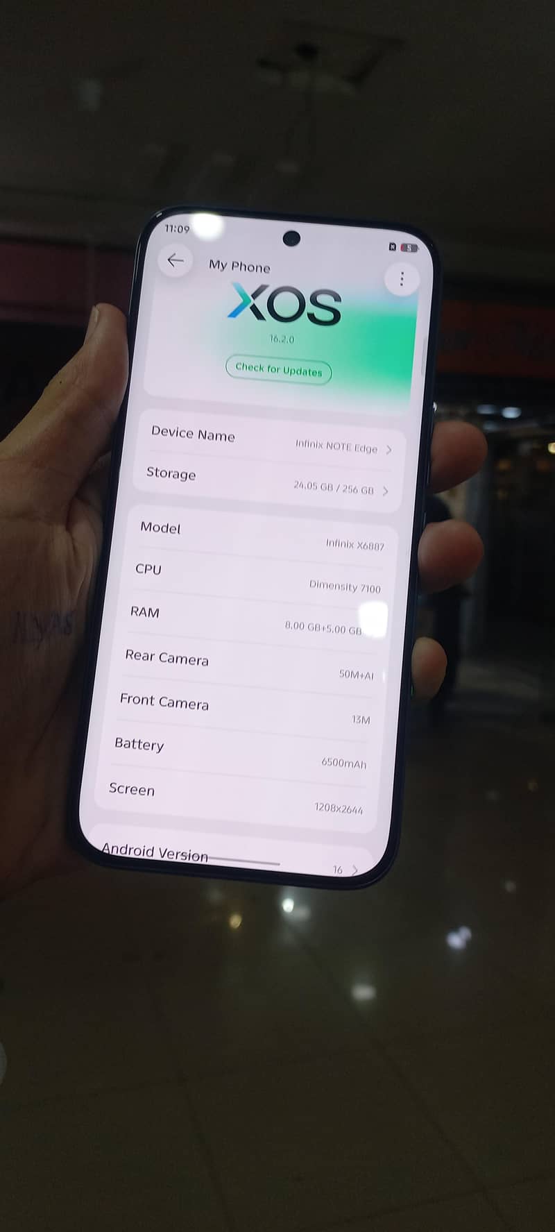 Infinix Note Edge 5