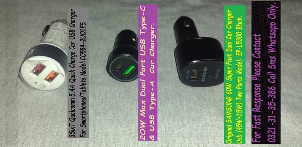 original samsung 60w car charger available