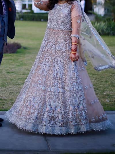 Designer Walima Bridal Dress Skin Color