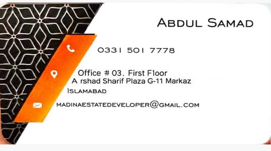 Faisal Hill's C Block Corner plot For Sale