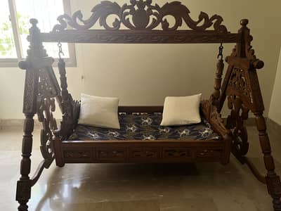 Wooden swing
