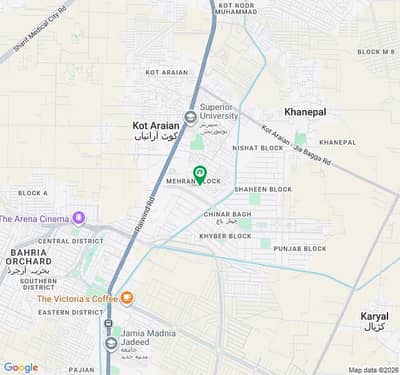 1 Kanal Ground Portion For Rent Mehran Block, Chinar Bagh
