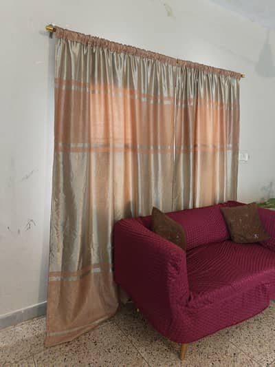 beautiful 4 PC drawing room curtains for sell urgent