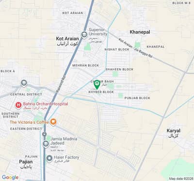 2 Kanal Double Story LDA Approved Building For Rent Khyber Block, Chinar Bagh