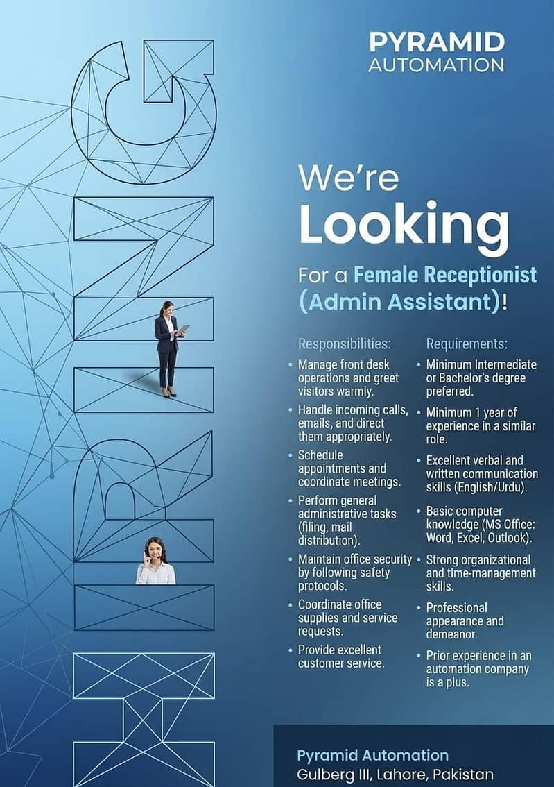 DAE ENGINEERS, RECEPTION, SALES SUPPORT COORDINATOR 1
