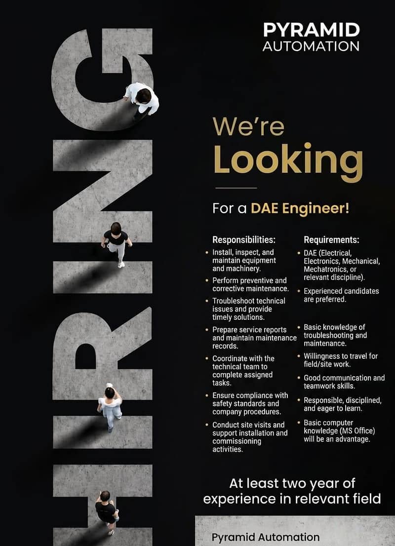DAE ENGINEERS, RECEPTION, SALES SUPPORT COORDINATOR 2
