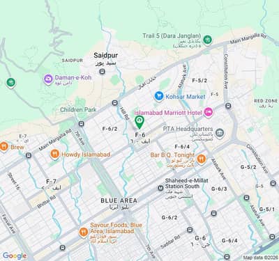 Rare 2700 Sq. Yard Luxury House for Sale on Main Margalla Road F-6 Islamabad | 16 Bedrooms | Ultra Prime Location | Once-in-a-Lifetime Investment Opportunity