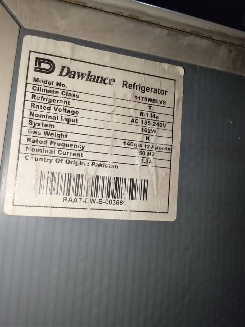 fridge Dawlance 2