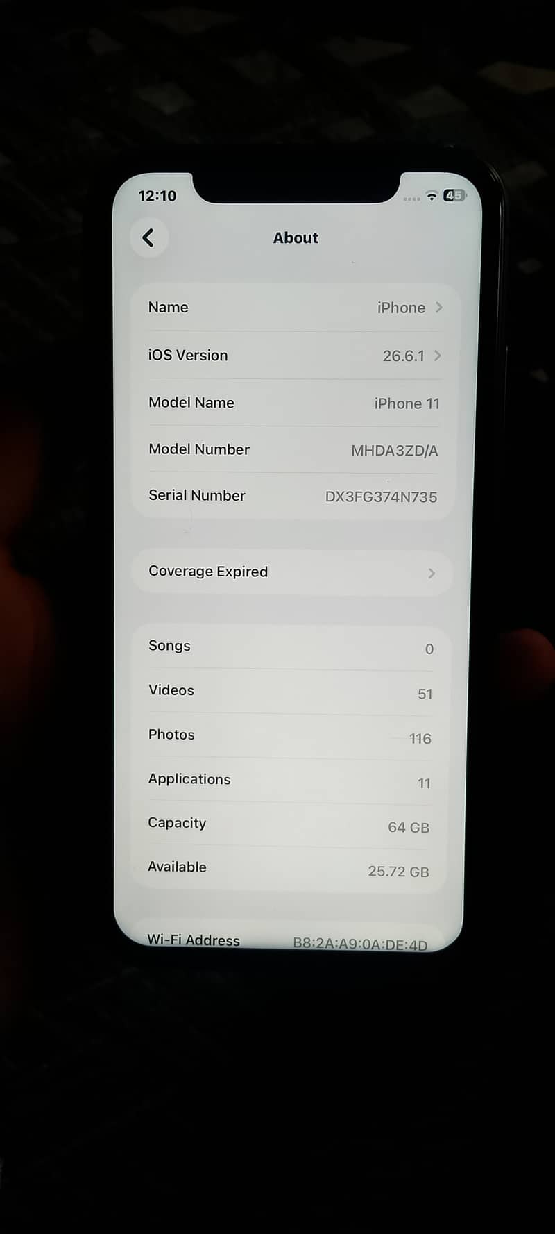 Apple iPhone 11 8
