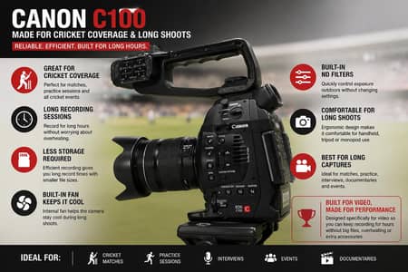 Canon C100 Cinema Camera with Dual Pixel Autofocus