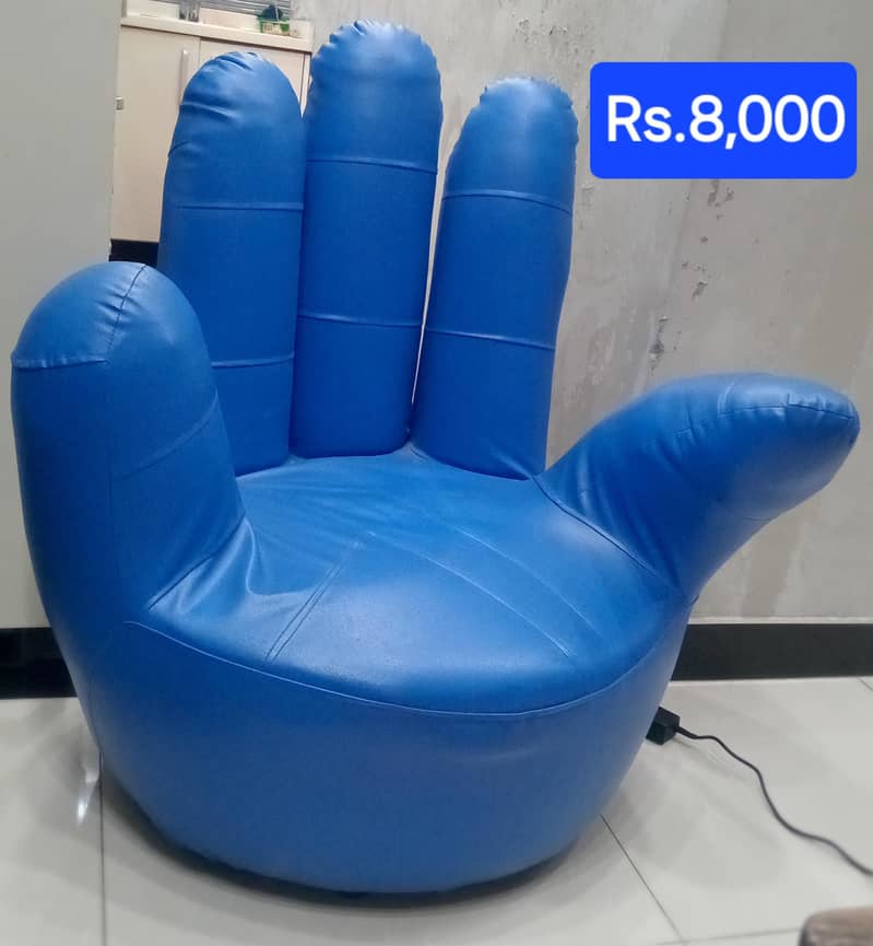 Hand Shaped Sofa/Chairs - 3 different Sizes 1