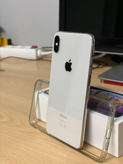 Apple iPhone X 256 GB mein official PTI pro 10 by 10 condition no open