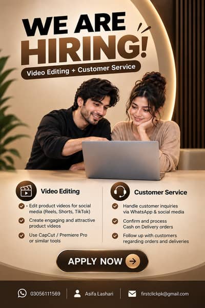 Video editing plus customer service