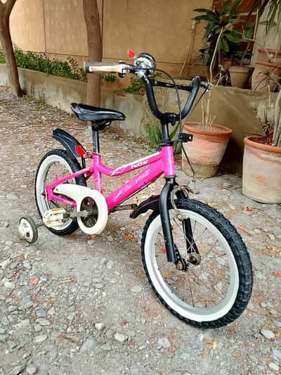 Karat Flutter 16" Kids Bicycle with Training Wheels Japanese