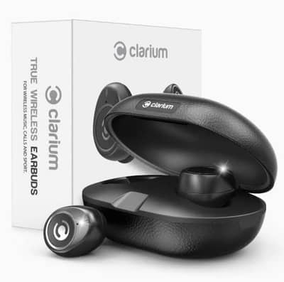 Original Clarium True Wireless Earbuds Black, Music, calls, Sports