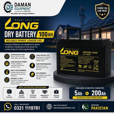 Dry battery 5ah Long Vietman