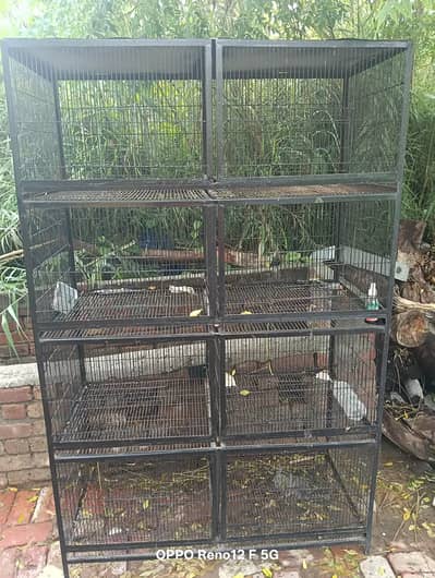 Cages / Iron Cages / 2 pigeons cages /16 Box per box size 2*2