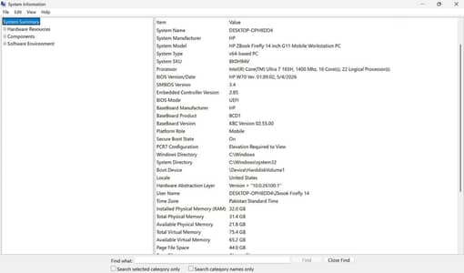 HP Zbook Firefly 14