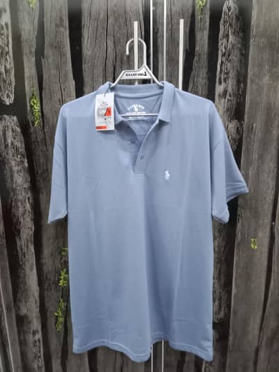 Men's Premium Polo Shirt – Light Blue